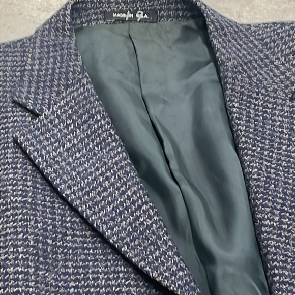 Gorgeous Joseph Aboud for Nordstrom’s 100% wool blazer, blue brown 40 regular - Picture 2 of 11